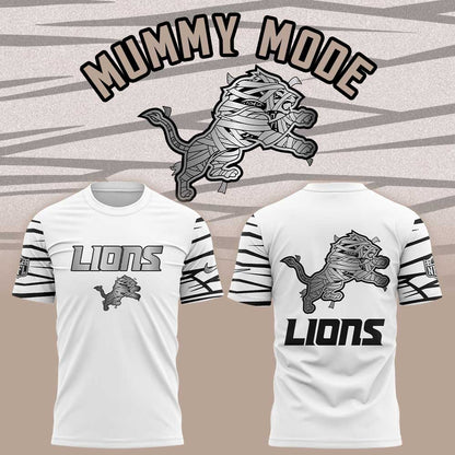 D Lions Mummy Mode Limited Combo Shirt White