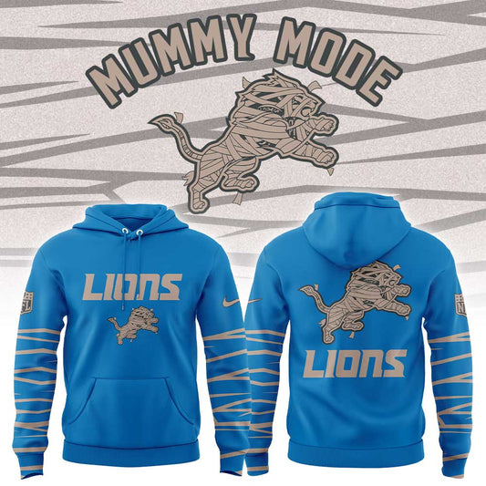 D Lions Mummy Mode Limited Combo Hoodie Blue