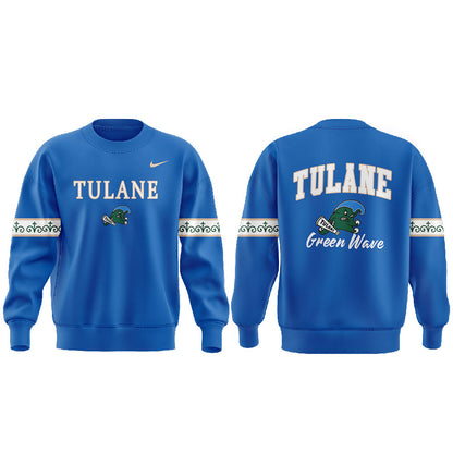 .Tulane Football Our First City Edition Uniform 2025 Combo Sweatshirt