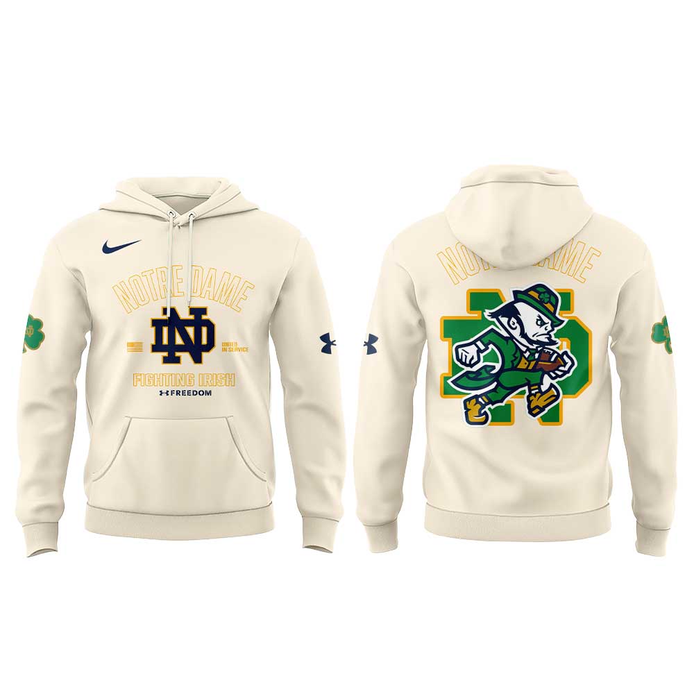 Notre Dame Football Coach Marcus Freeman 2025 Combo Hoodie