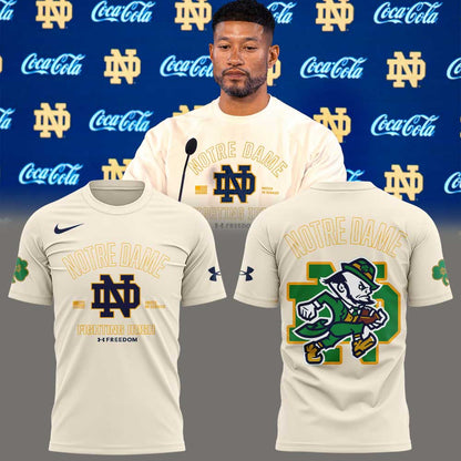 Notre Dame Football Coach Marcus Freeman 2025 Combo T-Shirt