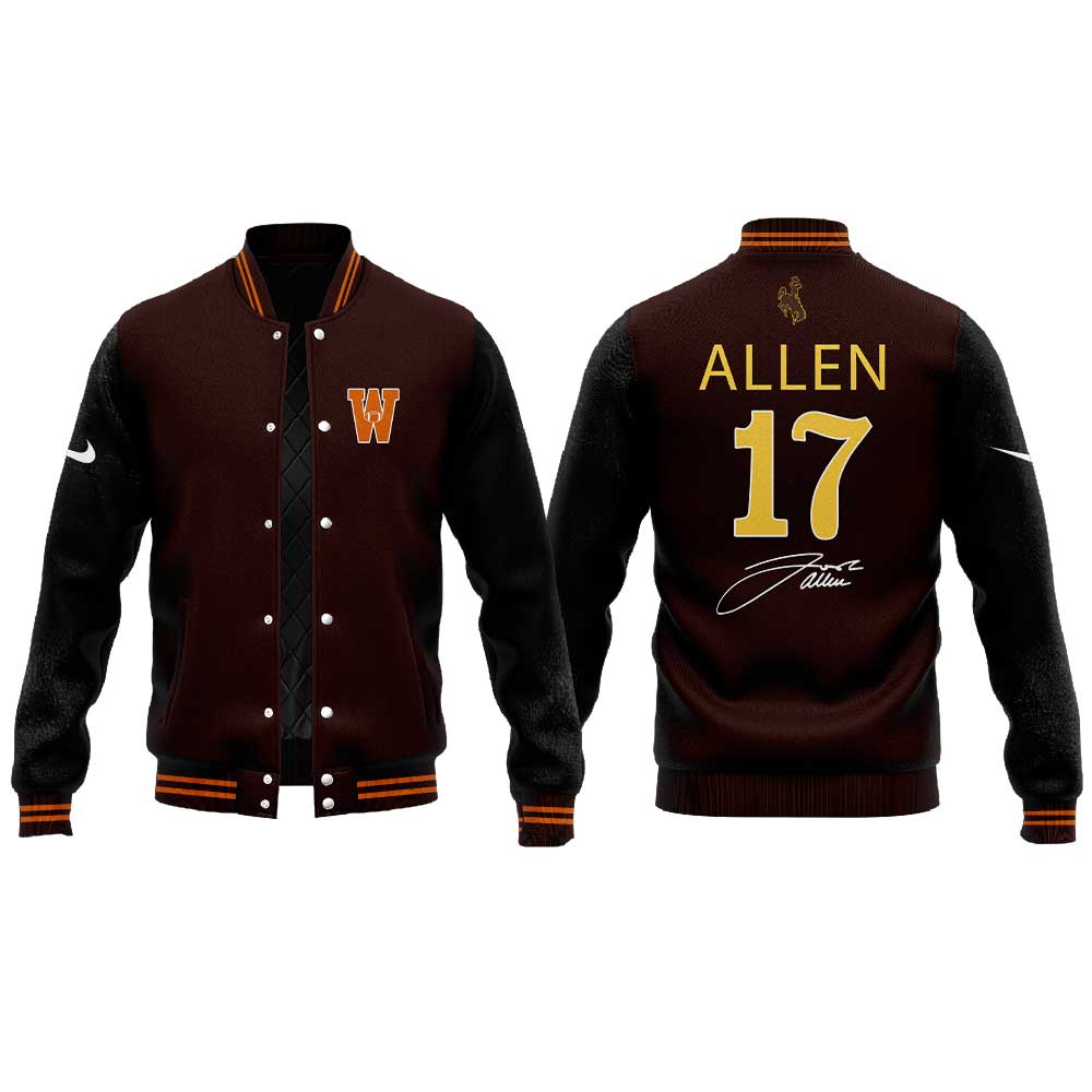Wyoming Cowboy Football Josh Allen Once a Poke, always a Poke V2 Combo Jacket