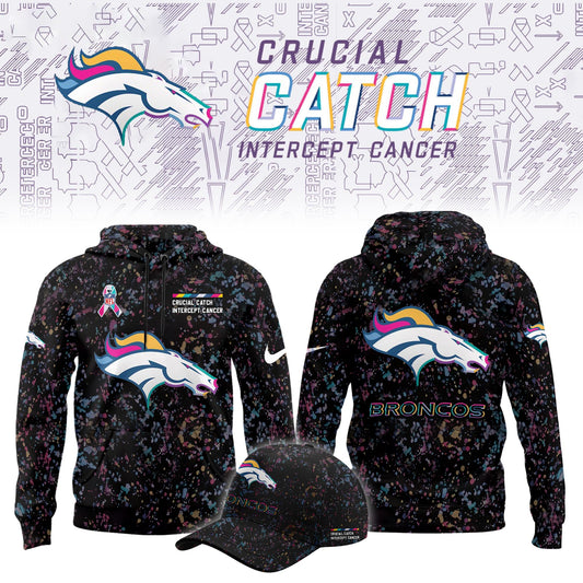 Denver Broncos Crucial Catch Limited Hoodie