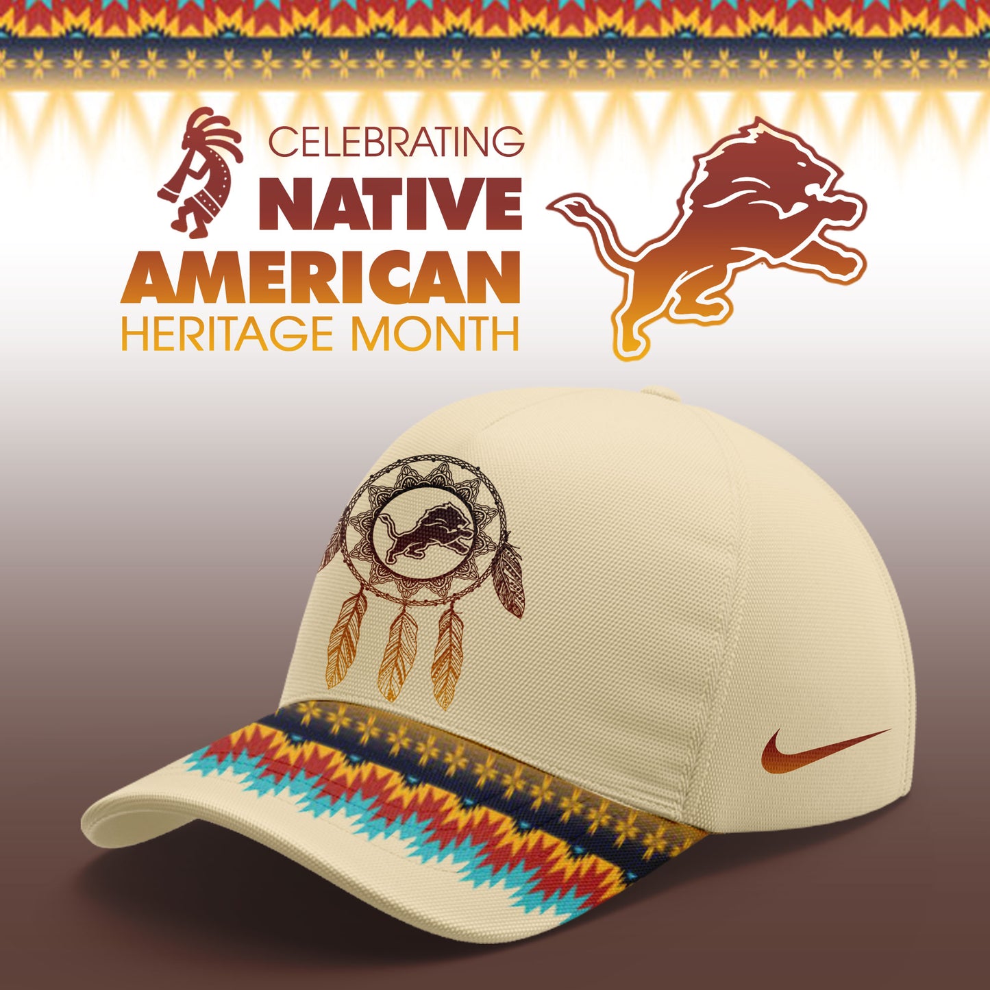 Detroit Lions Native American Heritage Limited Hoodie