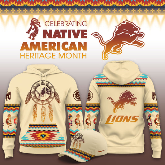 Detroit Lions Native American Heritage Limited Hoodie