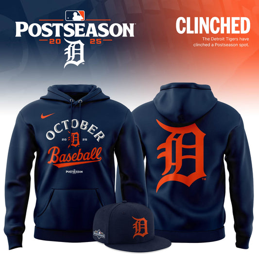Detroit Tigers 2025 Postseason Limited Hoodie