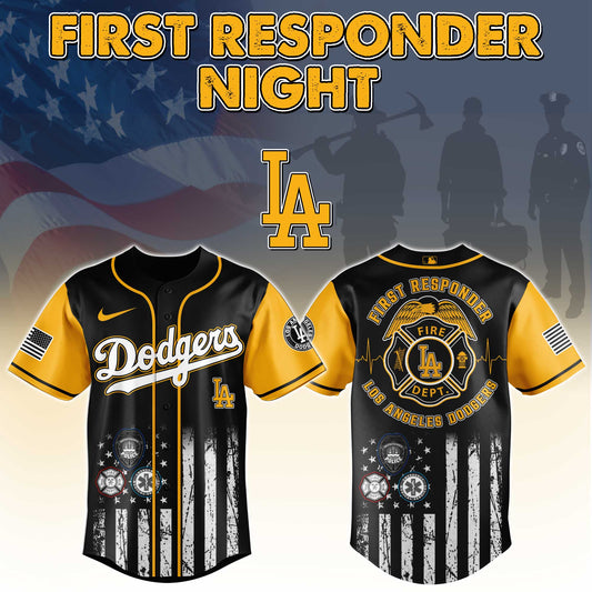Los Angeles Dodgers MLB x First Responders Night Jersey Limited Edition