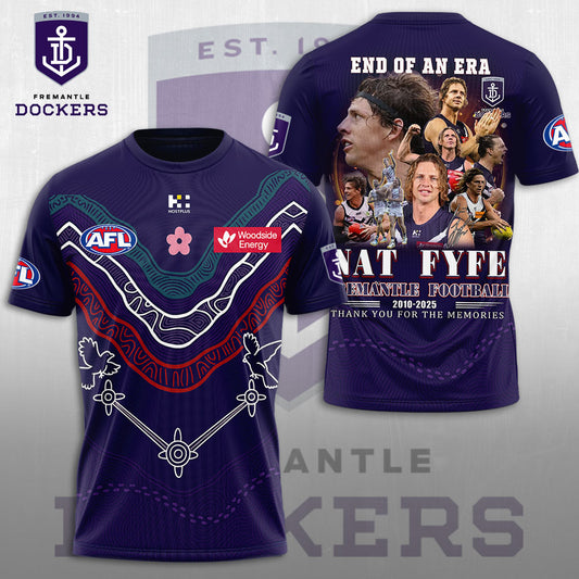 Fremantle Football Club x Nat Fyfe 3D T-Shirt