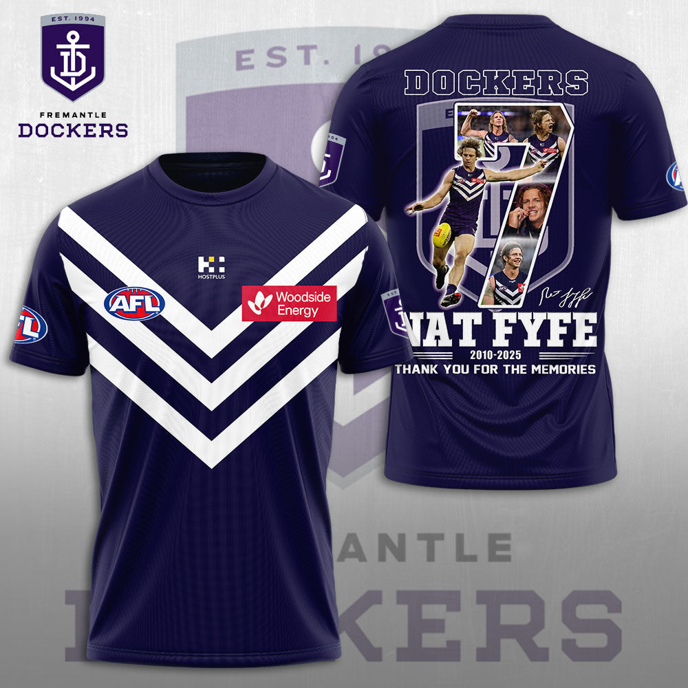 Fremantle Football Club x Nat Fyfe 3D T-Shirt