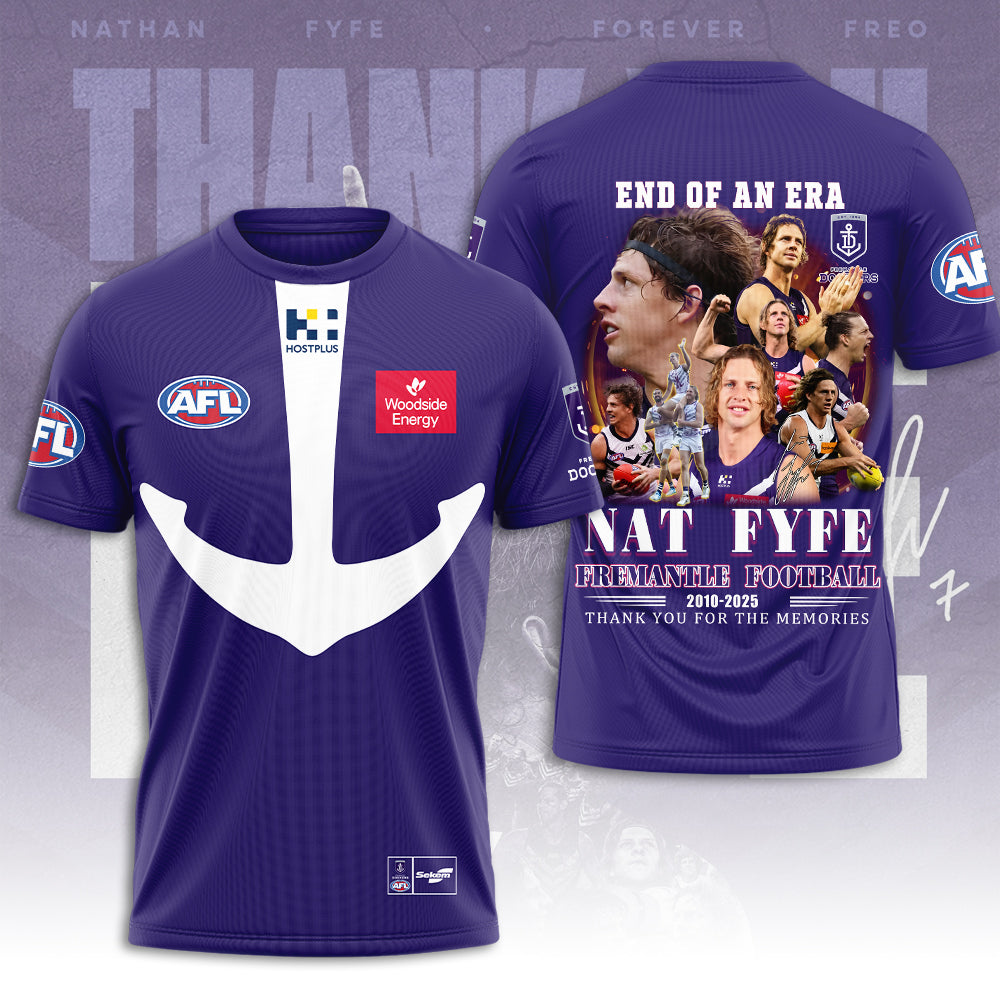 Fremantle Football Club x Nat Fyfe 3D T-Shirt