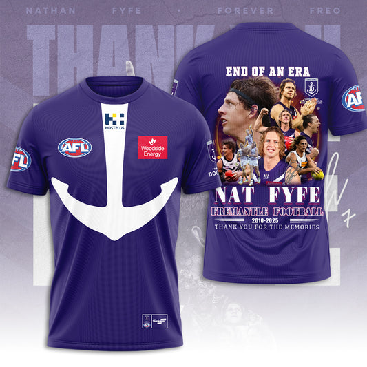 Fremantle Football Club x Nat Fyfe 3D T-Shirt