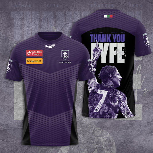 Fremantle Football Club x Nat Fyfe 3D T-Shirt