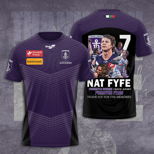 Fremantle Football Club x Nat Fyfe 3D T-Shirt