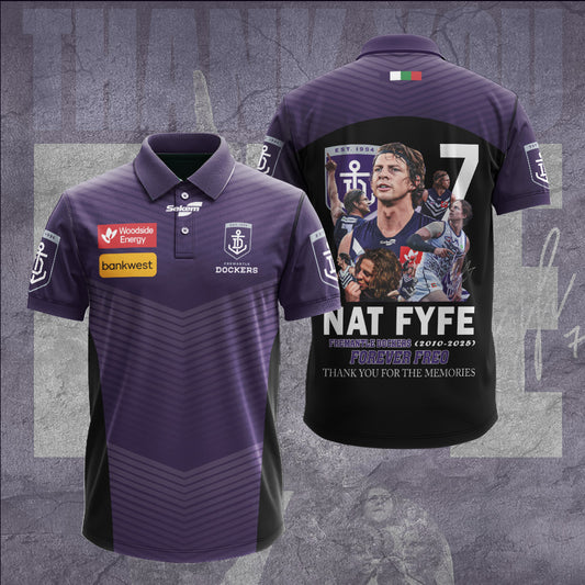 Fremantle Football Club x Nat Fyfe 3D Polo