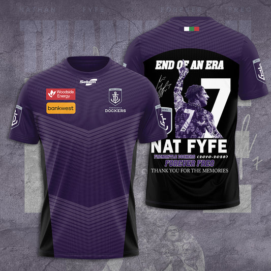 Fremantle Football Club x Nat Fyfe 3D T-Shirt