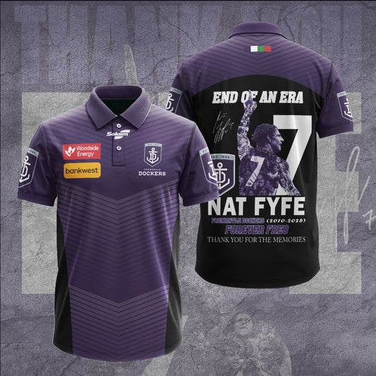 Fremantle Football Club x Nat Fyfe 3D Polo