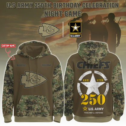 KC-Army 250th Birthday Hoodie Limited Edions