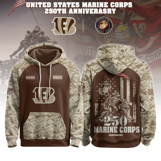 CIN - U.S.M.C 250th Birthday Hoodie Limited Edions