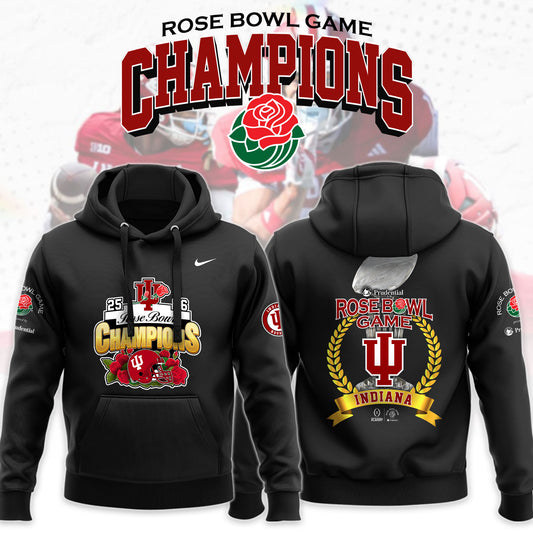 Indiana Hoosiers 2026 Rose Bowl Champions Limited Hoodie