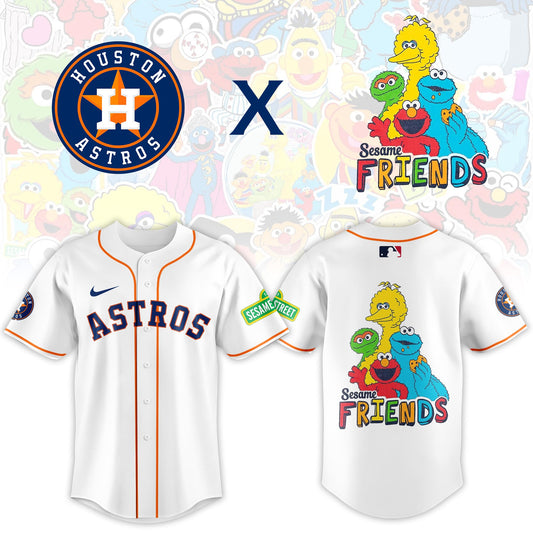 ..Houston Astros 2025 Sesame Street Night Limited Jersey