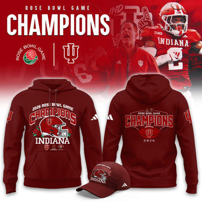 Indiana Hoosiers 2026 Rose Bowl Champions Limited Hoodie