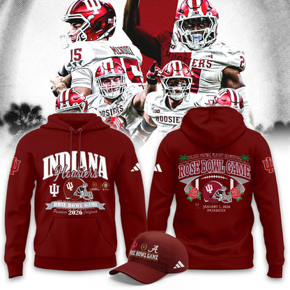 Indiana Hoosiers 2026 Rose Bowl Limited Hoodie