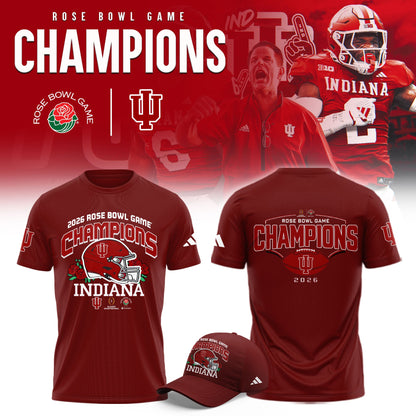 Indiana Hoosiers 2026 Rose Bowl Champions Limited Shirt