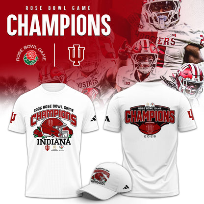 Indiana Hoosiers 2026 Rose Bowl Champions Limited Shirt v2
