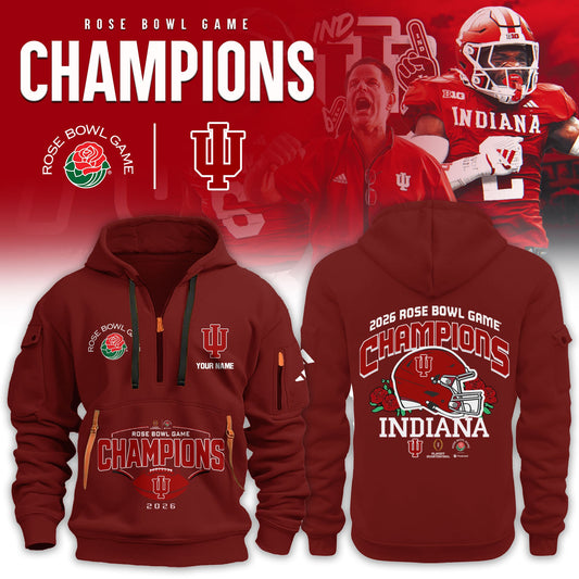 Indiana Hoosiers 2026 Rose Bowl Champions Limited New Hoodie