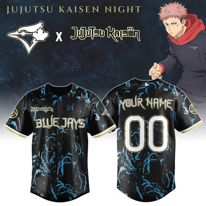 Toronto Blue Jays MLB x Jujutsu Kaisen Night Jersey Limited