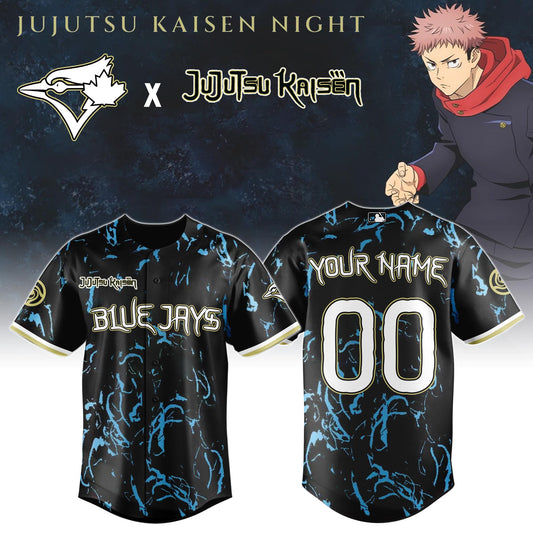 Toronto Blue Jays MLB x Jujutsu Kaisen Night Jersey Limited