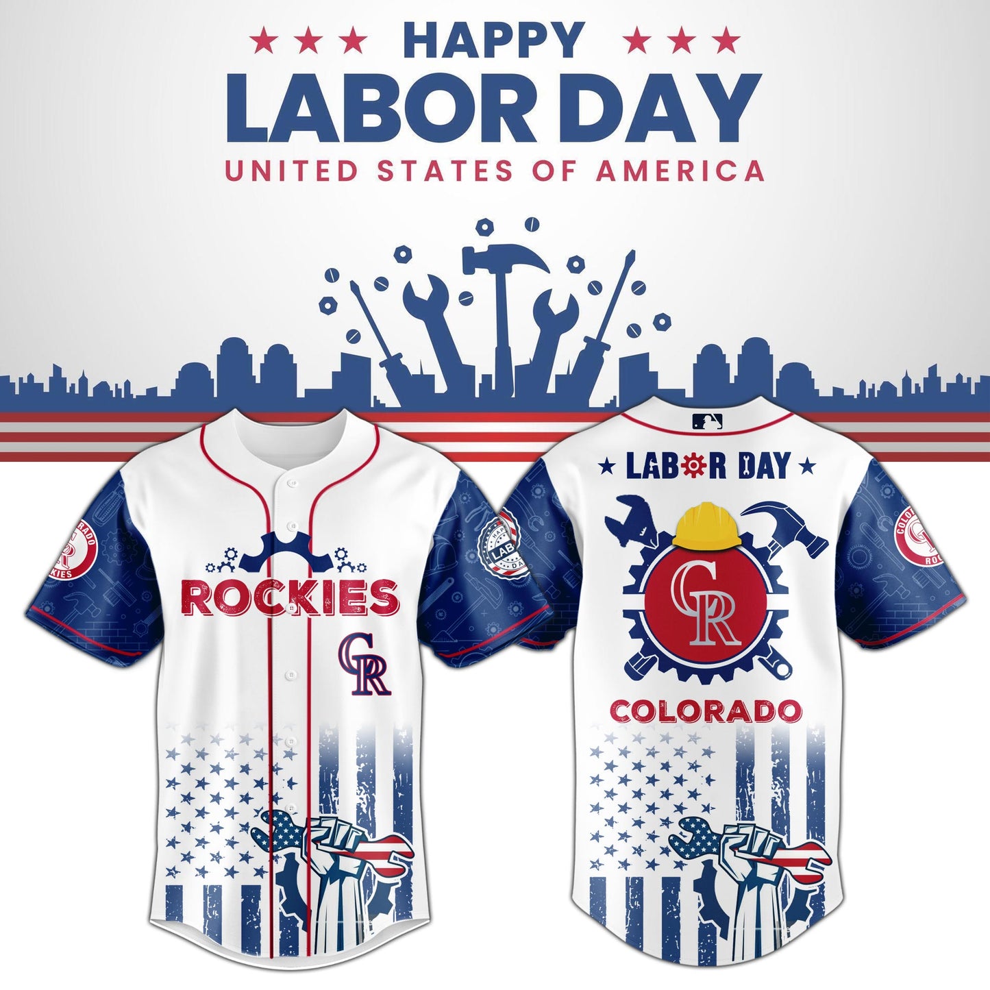 Colorado Rockies MLB x Labor Day Jersey Limited Edition