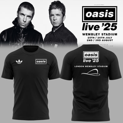 Oasis live 25 In Wembley Stadium Limited Edition T-Shirt