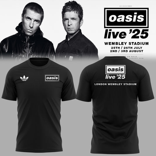 Oasis live 25 In Wembley Stadium Limited Edition T-Shirt