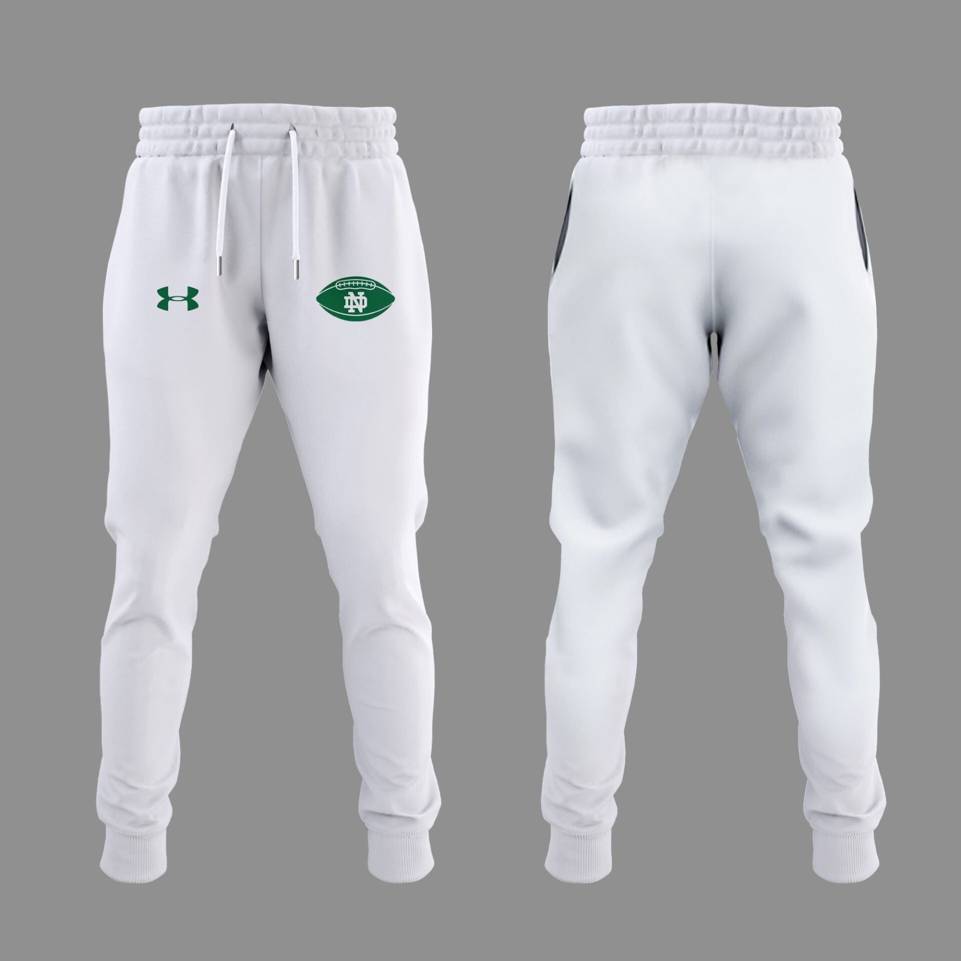Special Edition Notre Dame “Irish Wear Green” White Sweatshirt