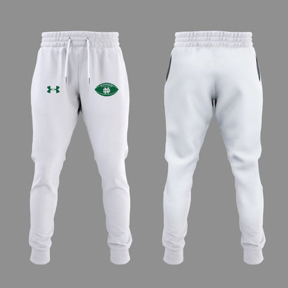 Special Edition Notre Dame “Irish Wear Green” White Sweatshirt