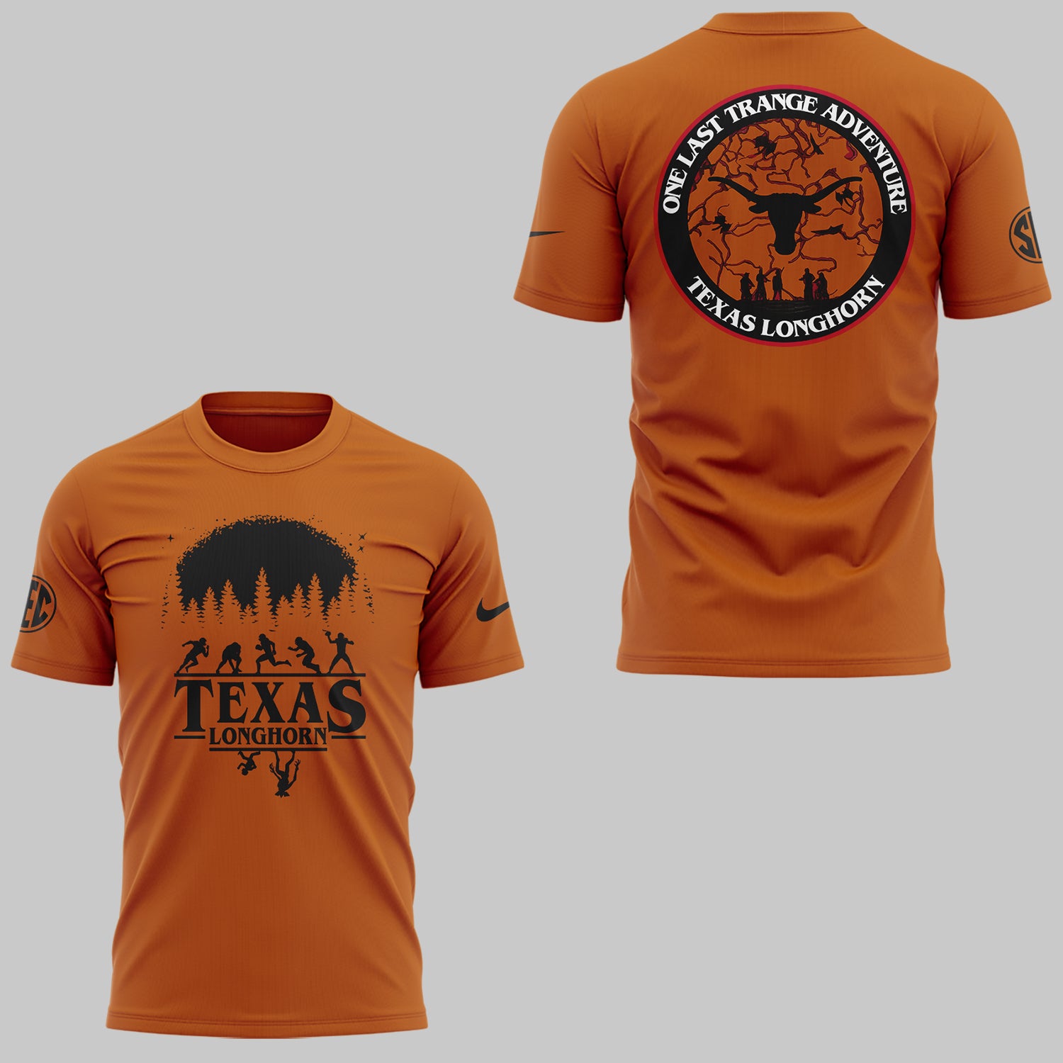 Limited Editon Longhorn x Stranger Things TShirt-KC11292508