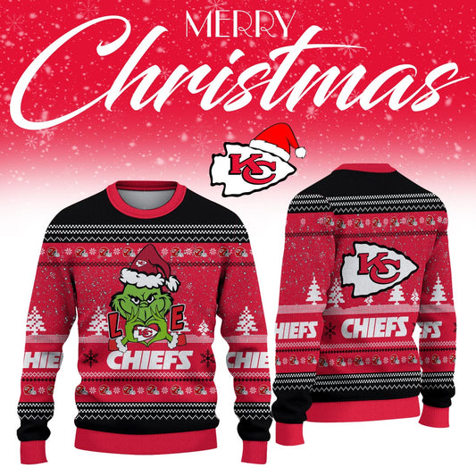 _Kansas City Chiefs Limited Ugly Christmas Sweaters