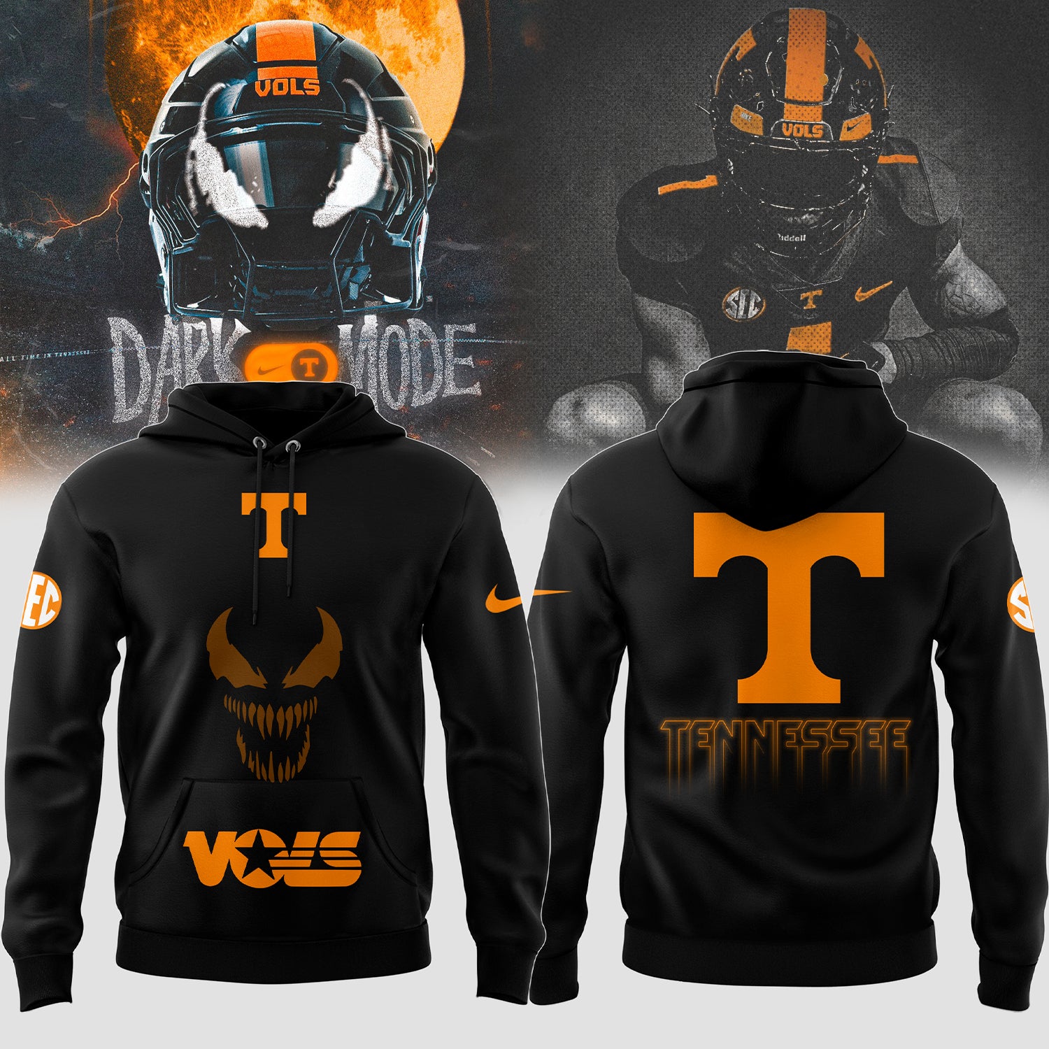 Special New “Venom” Dark Mode Vols Hoodie-LA2910242050