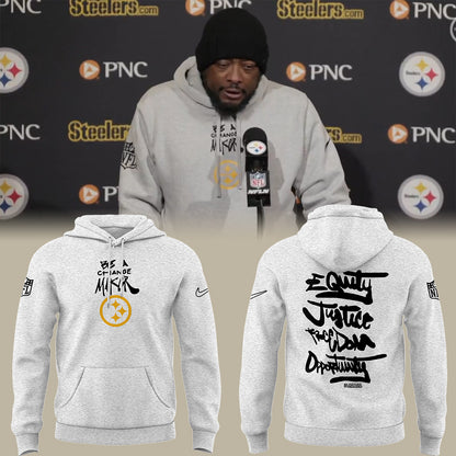 Pittsburgh Steelers " Be a Change Maker" Hoodie-LL1216241010