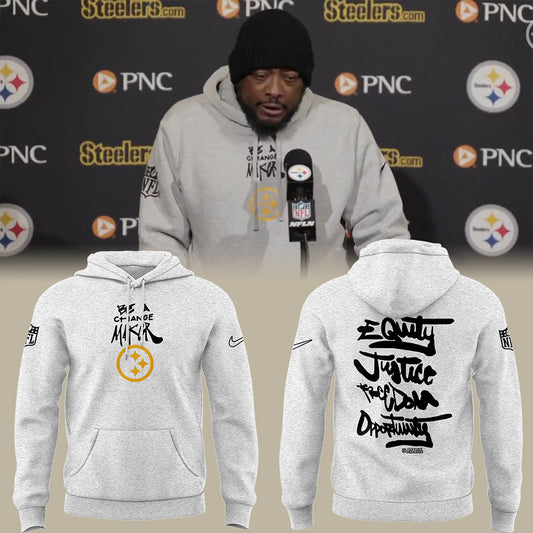 Pittsburgh Steelers " Be a Change Maker" Hoodie-LL1216241010