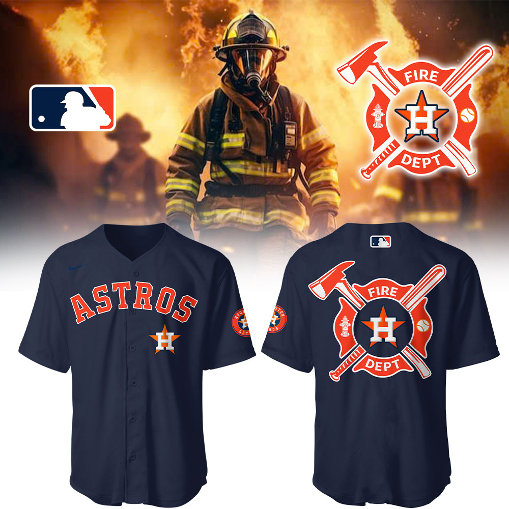 Astros x Firefighter Appreciation Night Jersey-LL250314010