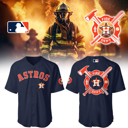 Astros x Firefighter Appreciation Night Jersey-LL250314010