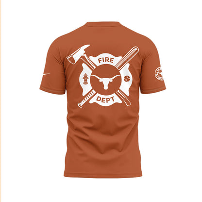 Texas Longhorns x Firefighter Appreciation Night TShirt -LL250315006