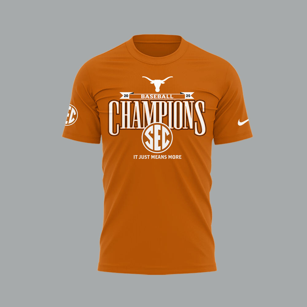 Limited EditonTexas Baseball x SEC CHAMPIONS TShirt-LL250516011