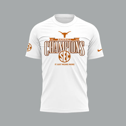 Limited EditonTexas Baseball x SEC CHAMPIONS TShirt-LL250516013