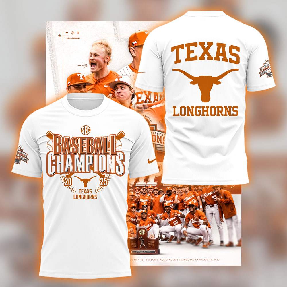 Limited EditonTexas Baseball x SEC CHAMPIONS TShirt-LL250516022