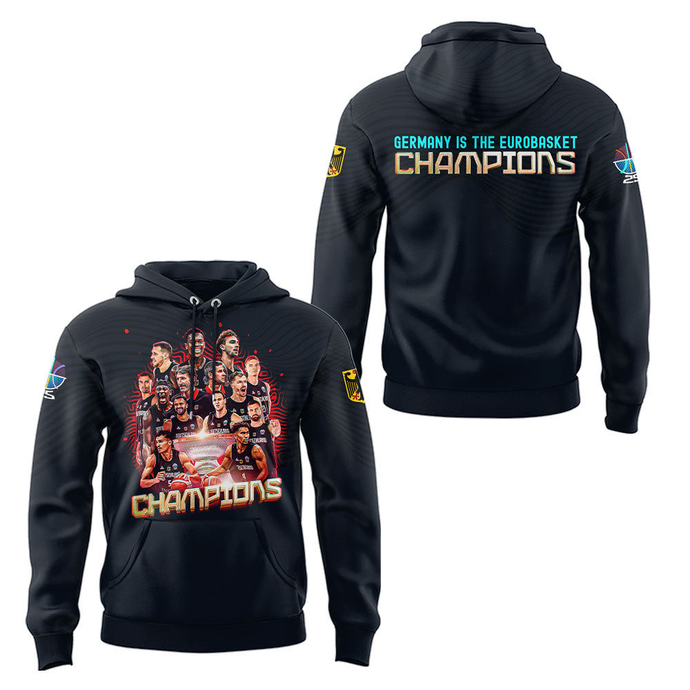 Limited Edition FIBA EuroBasket 2025 Champions Hoodie
