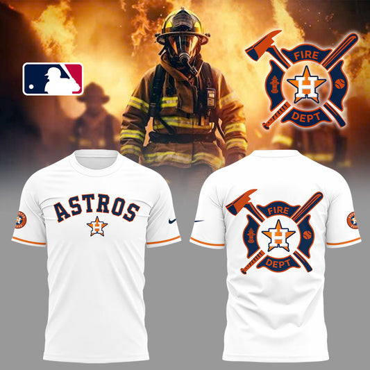 Astros x Firefighter Appreciation Night TShirt-LL251103007