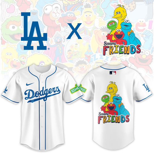 .Los Angeles Dodgers 2025 Sesame Street Night Limited Jersey